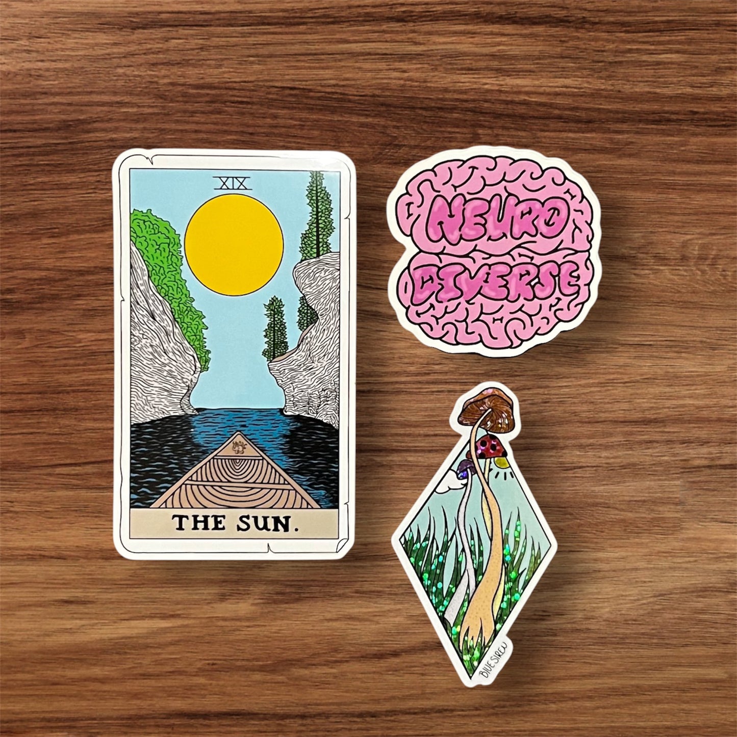 The Sun Tarot Card Sticker