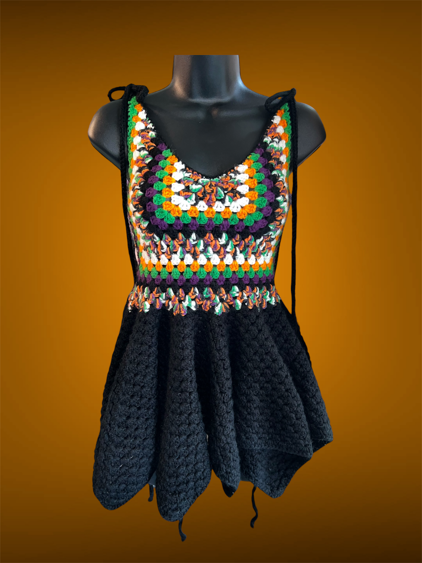 Crochet Classic Halloween Themed Dress