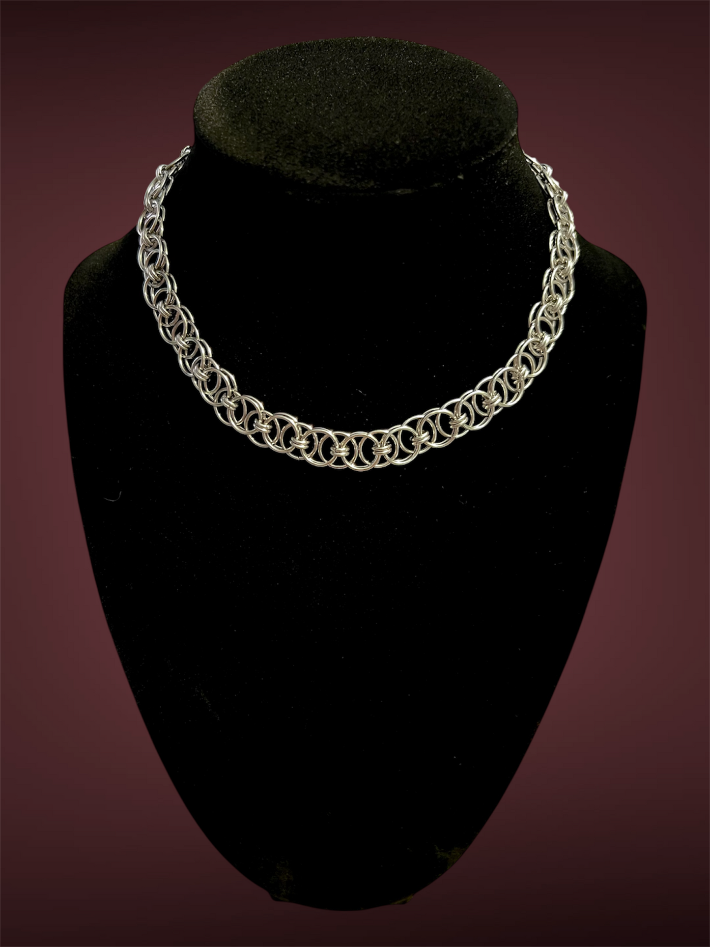 Adjustable Length Chainmail Necklace or Choker