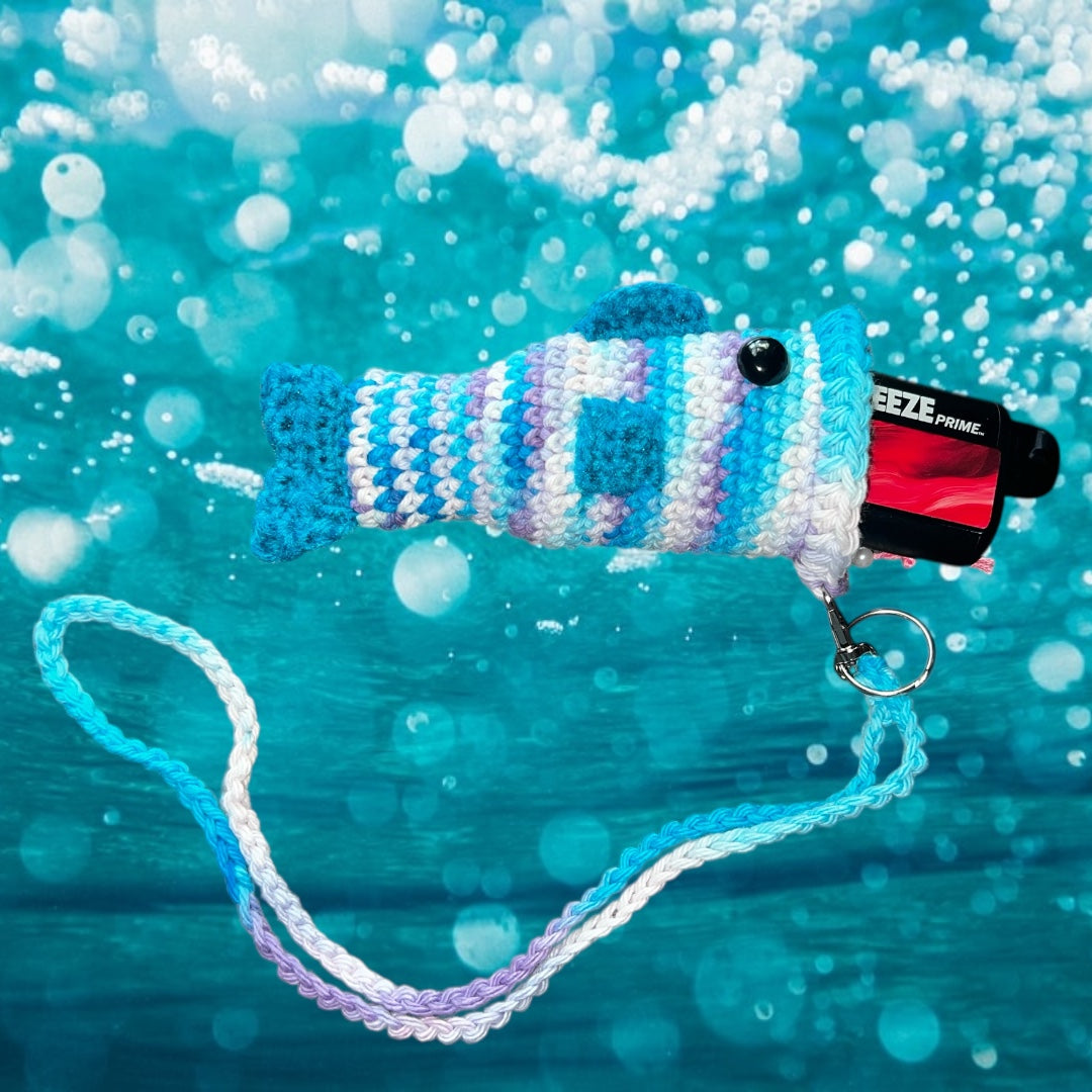 Large Mouth Puff Puff Bass Vape or Air Pod Holder with Lanyard
