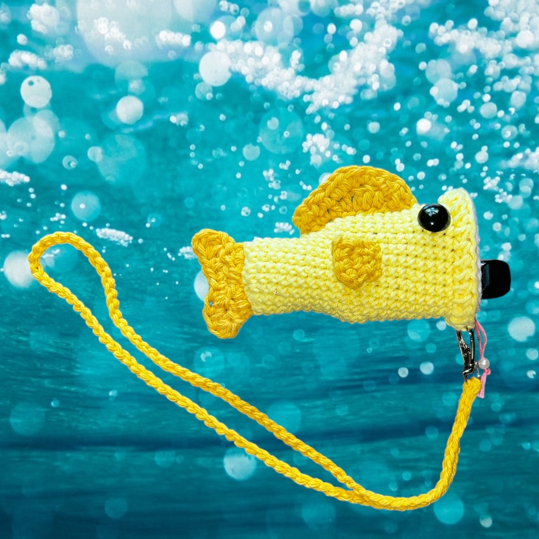 Large Mouth Puff Puff Bass Vape or Air Pod Holder with Lanyard