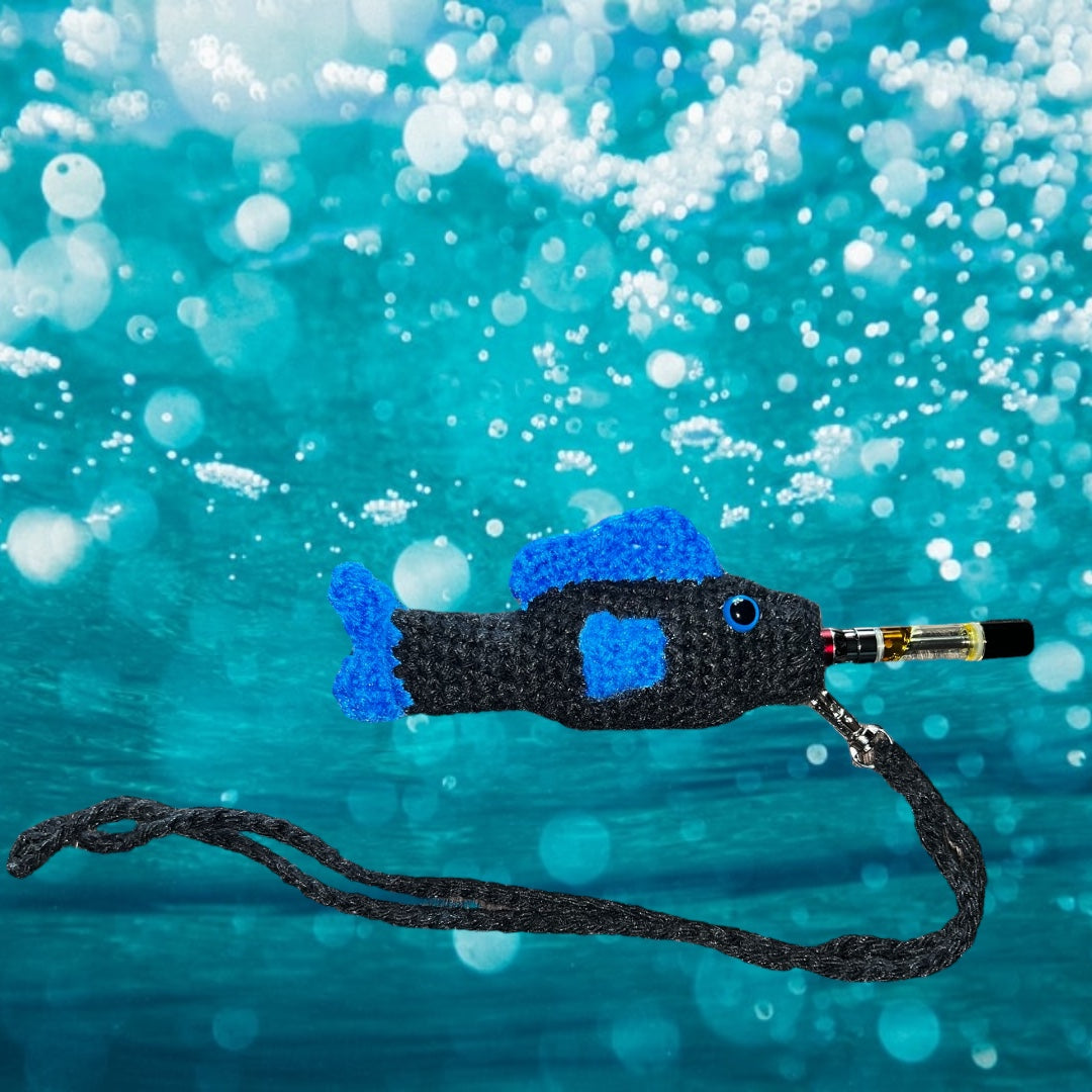 Puff Puff Bass Vape Holder with Lanyard