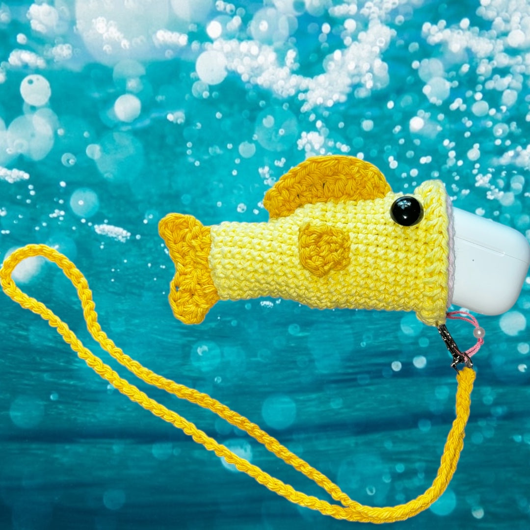 Large Mouth Puff Puff Bass Vape or Air Pod Holder with Lanyard