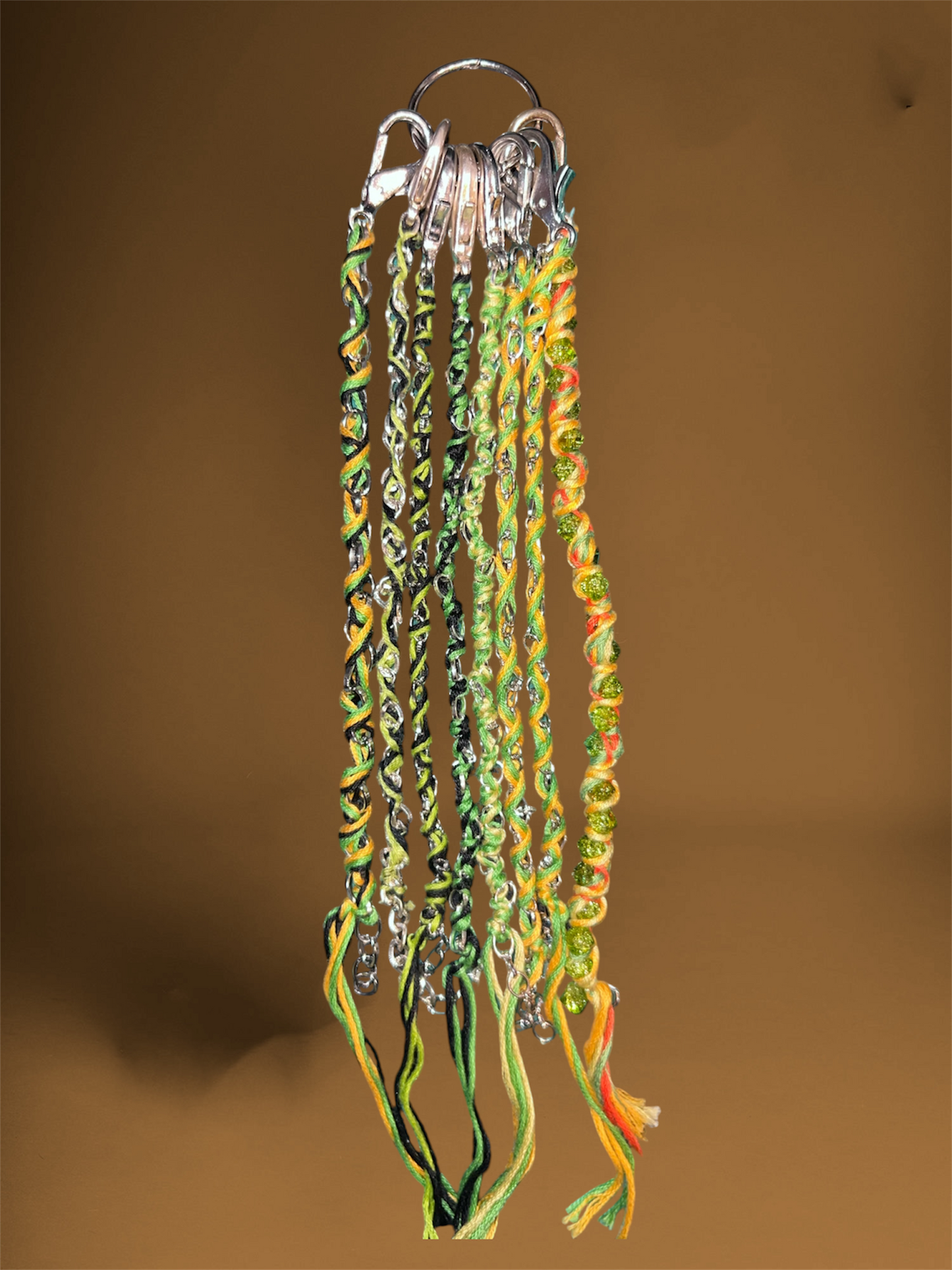Yellow Dominant Chain & Thread Bracelets