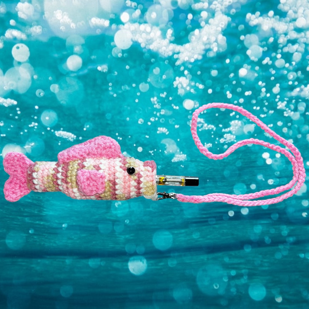 Puff Puff Bass Vape Holder with Lanyard