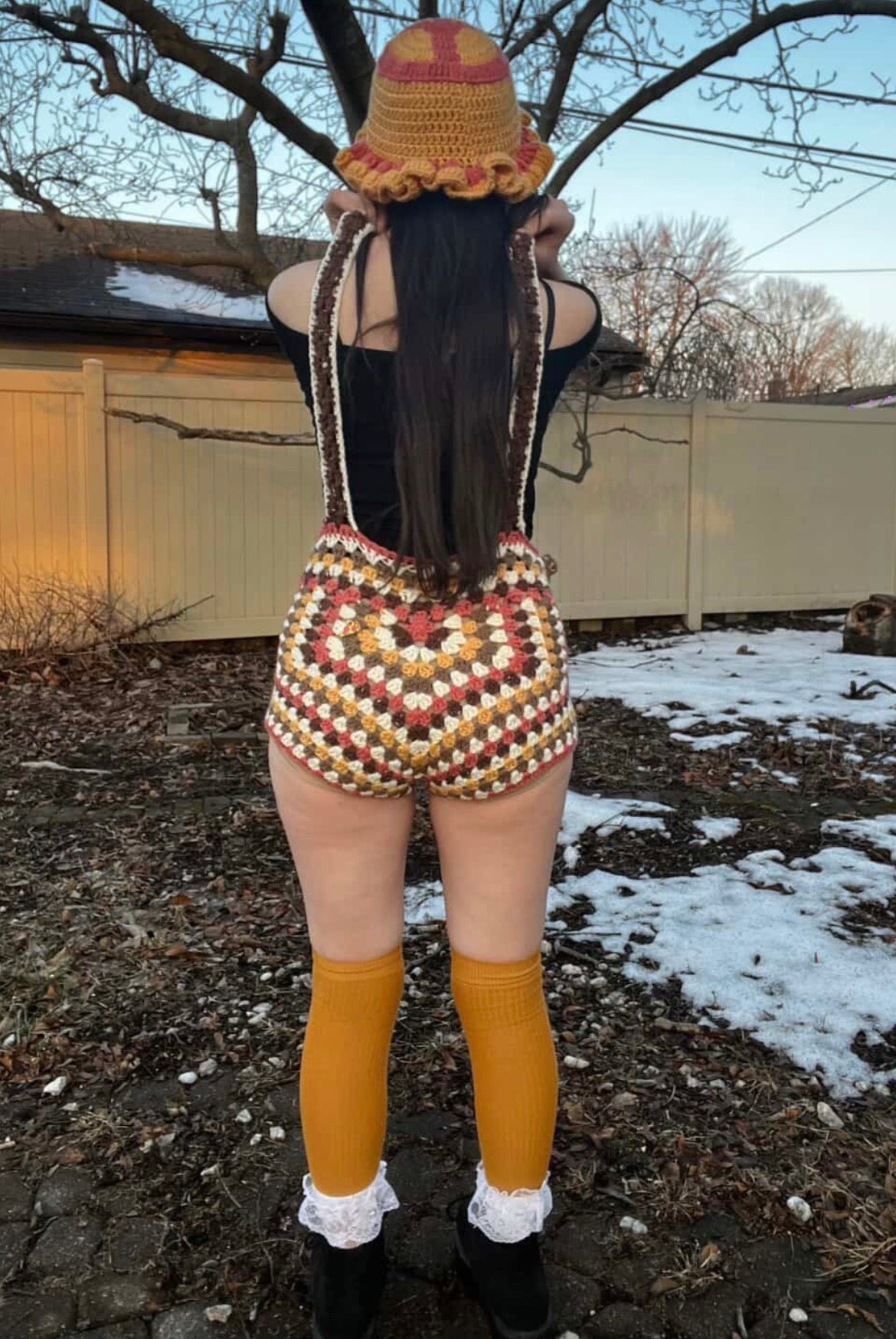 Peace Over All Overalls + Matching Bucket Hat Set