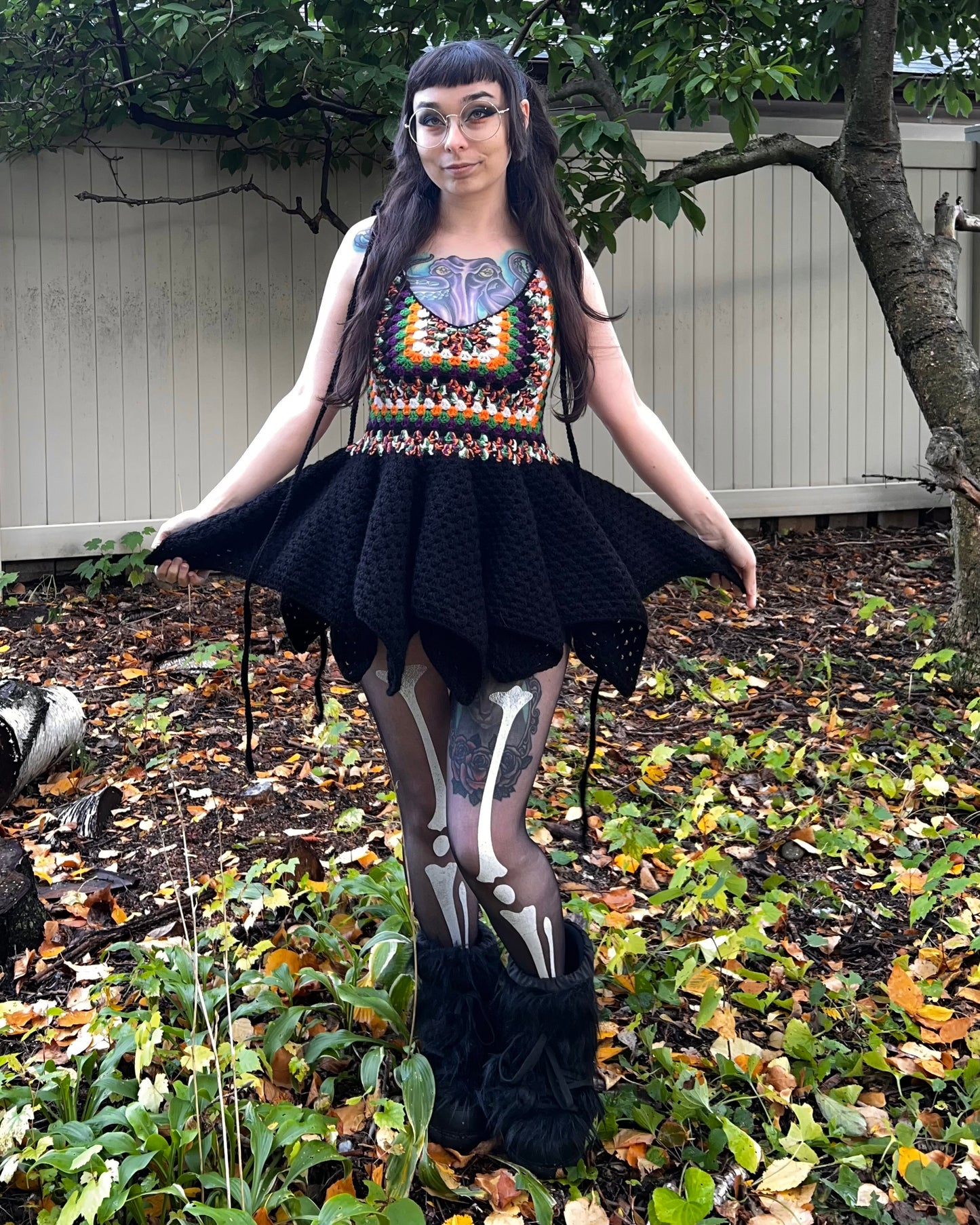 Crochet Classic Halloween Themed Dress
