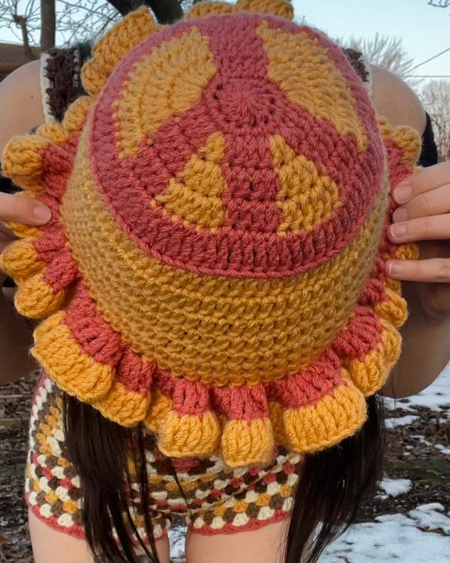 Peace Over All Overalls + Matching Bucket Hat Set