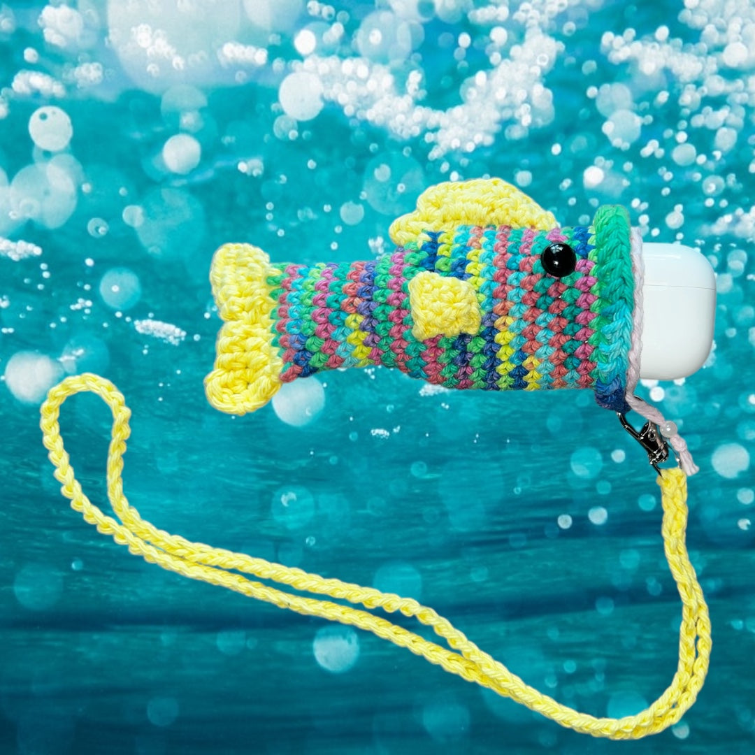 Large Mouth Puff Puff Bass Vape or Air Pod Holder with Lanyard