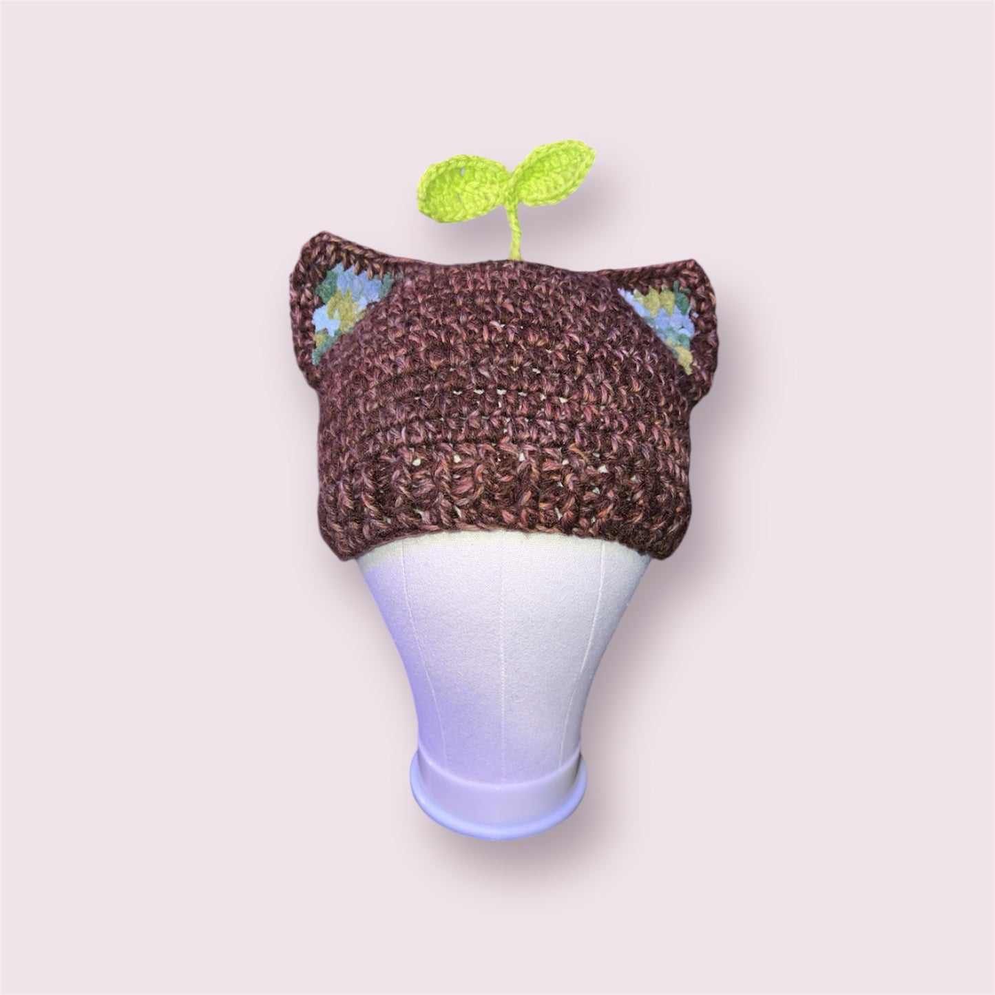 Cat Sprout Moss Ear Beanie