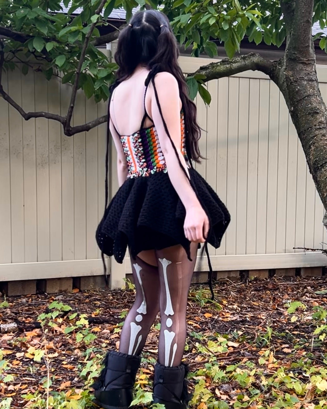 Crochet Classic Halloween Themed Dress