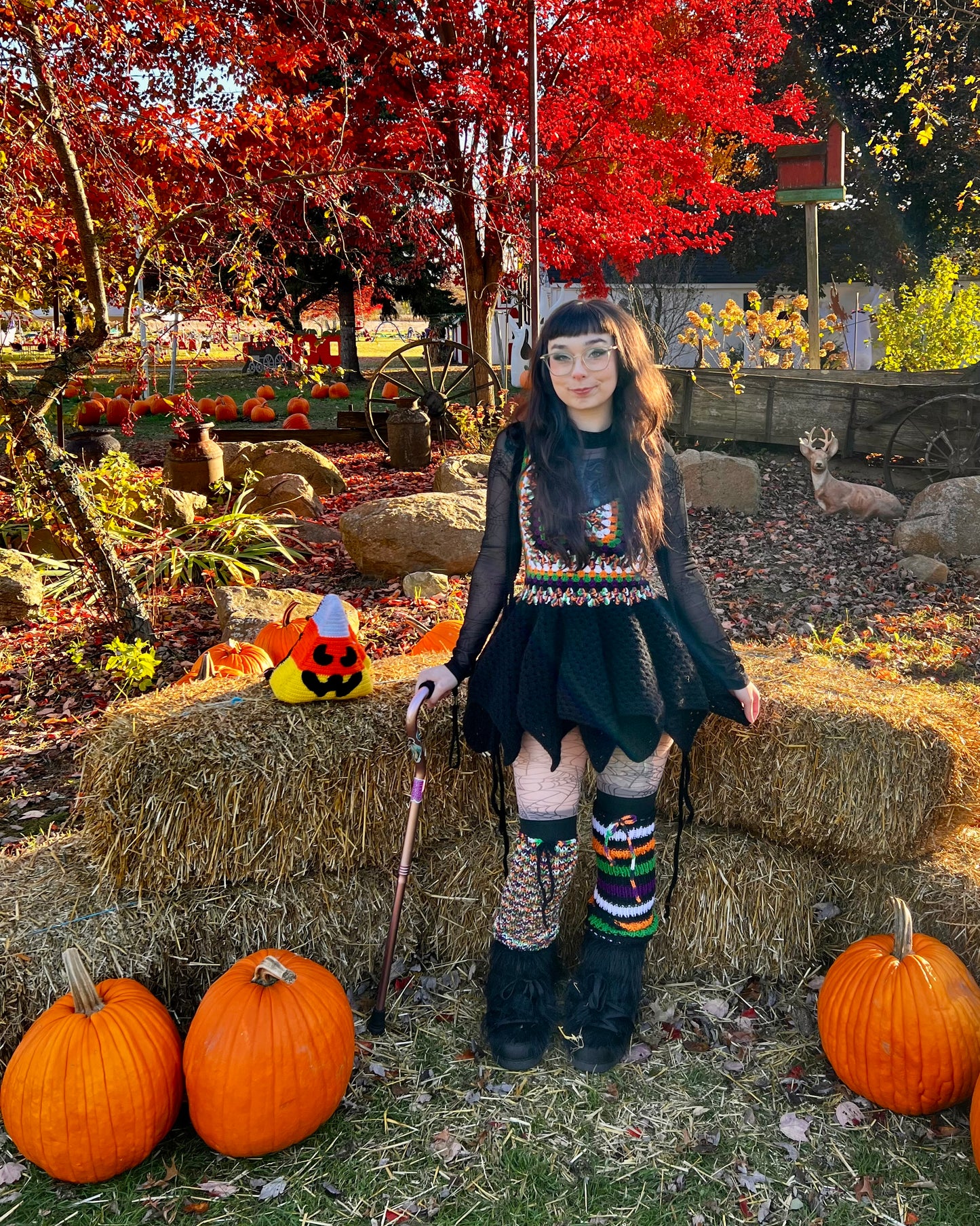 Crochet Classic Halloween Themed Dress