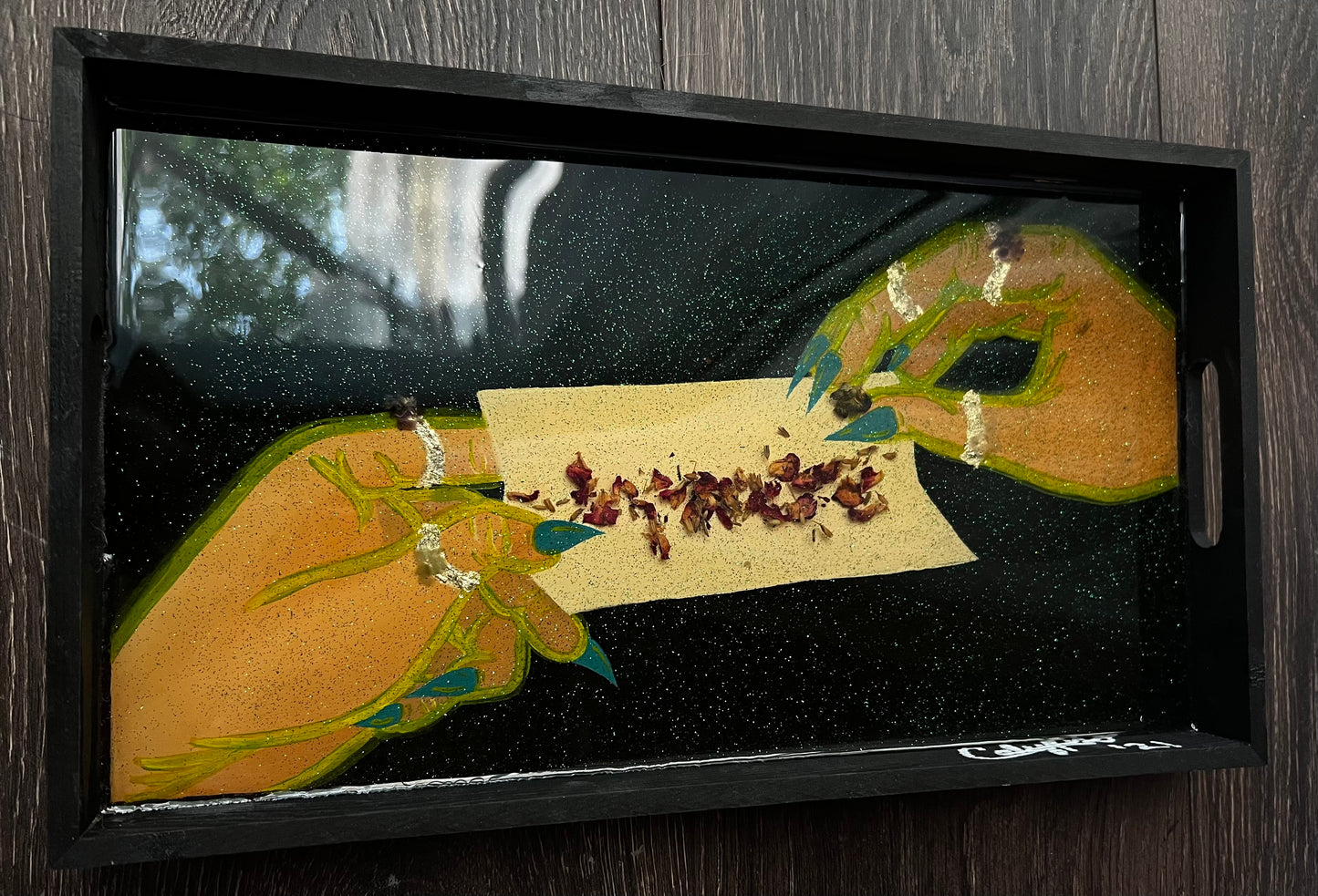 Witch Hands Rolling Tray