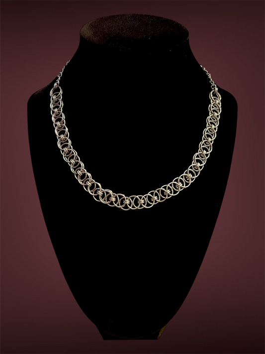 Adjustable Length Chainmail Necklace or Choker