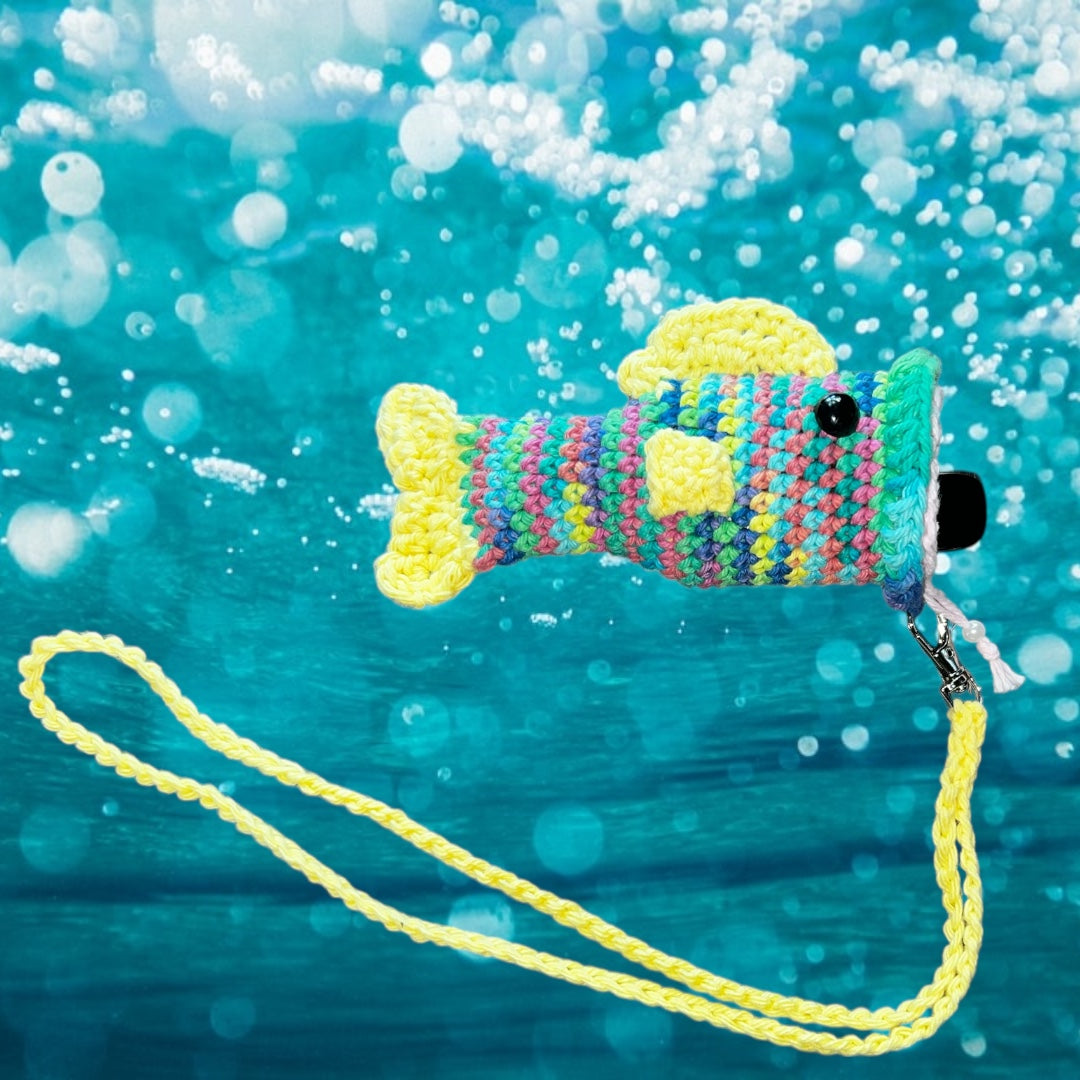 Large Mouth Puff Puff Bass Vape or Air Pod Holder with Lanyard