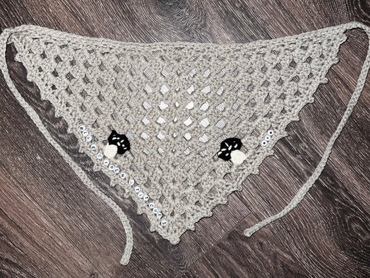 Gray Mushroom Bandana