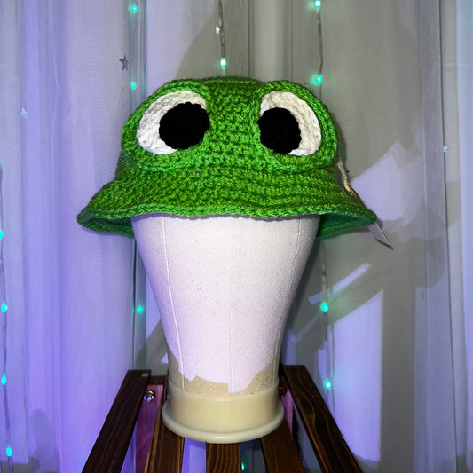 Crochet Frog Bucket Hat