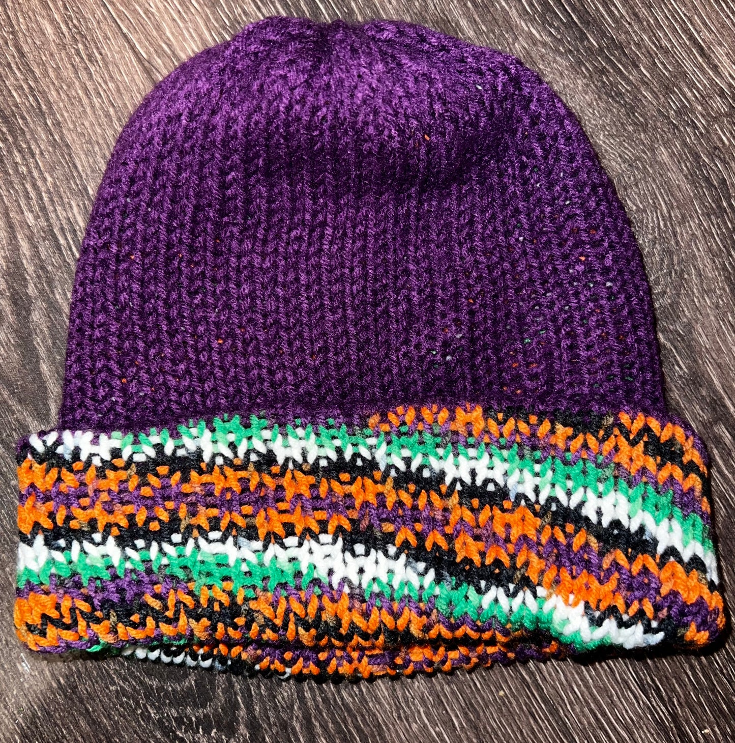 Reversible Slouchy Halloween Beanie