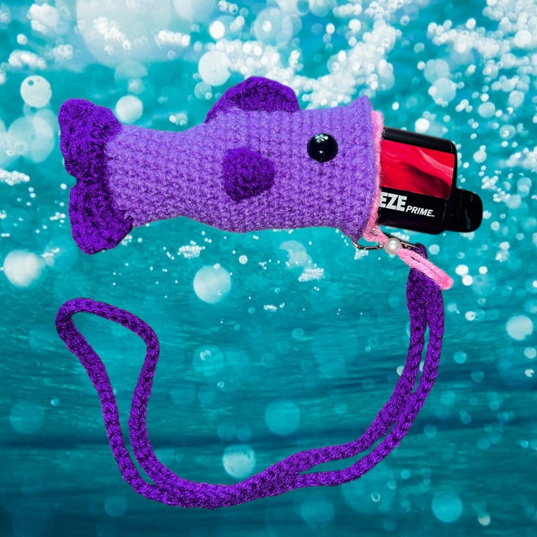 Large Mouth Puff Puff Bass Vape or Air Pod Holder with Lanyard