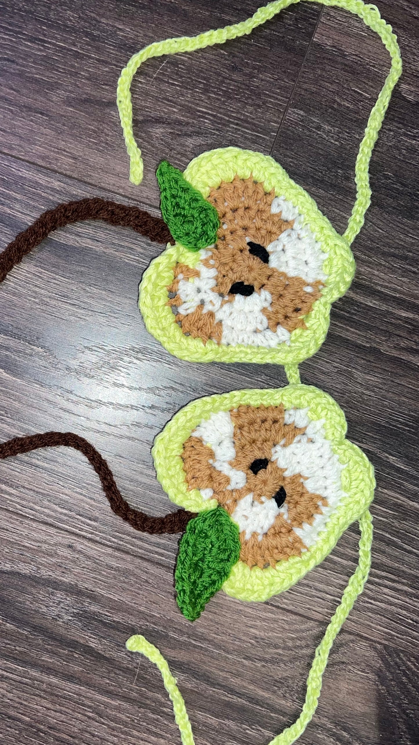 Crochet Apple Bra