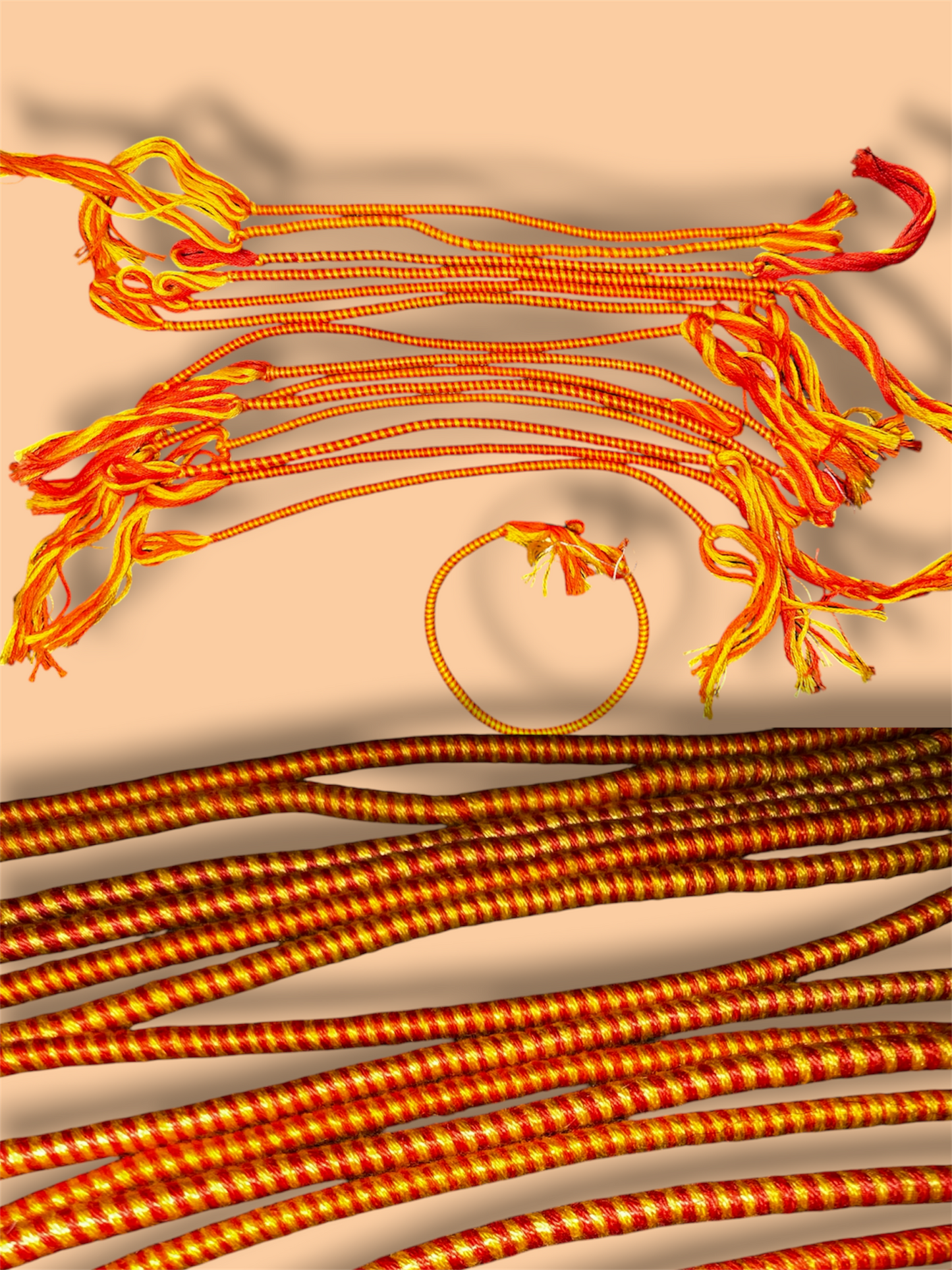 Summery Y2K thread bracelets